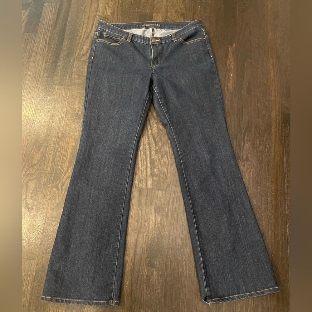 Michael Kors Dark Wash Bootcut Jeans 31” Inseam Size 10